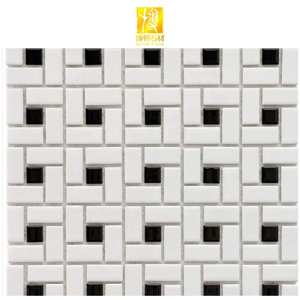 BOTON 7 MILÍMETROS Iridescente Mosaico de Mármore telha de PEDRA Telha Backsplash Mosaico de Casca e Da Vara De Parede Do Banheiro 3d