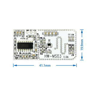 High Performance Motion <strong>Sensor</strong> Module Radar Motion <strong>Sensor</strong> HW-MS03 2.4GHz to 5.8GHz Microwave Radar <strong>Sensor</strong> Module for <strong>Arduino</strong>