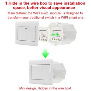 Wifi-Switch-Modul Smart Home Automation 2-Wege-Google Home Tuya App Sprach fernbedienung - Product Image 4