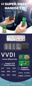 กุญแจรถยนต์312/314/434MHz รีโมทอัจฉริยะ VDI สำหรับ4D การเขียนโปรแกรม PCB A433 F433 5290 3370 CN007294 0140 - Product Image 4
