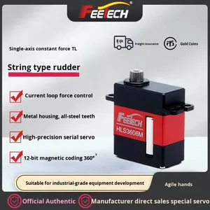 ファイテ6kgシリアルポート一定力バスサーボ360度シングルダブル軸器用ハンド20g金属シェルスチールRC部品Accs - Product Image 4