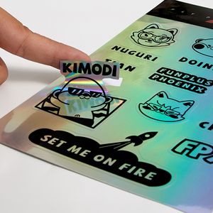 Waterproof Custom Printing Vinyl <strong>Stickers</strong> Die Cut Label Logo <strong>Stickers</strong> Adhesive PVC Label <strong>Sticker</strong> - Product Image 6