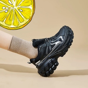 Của phụ nữ cũ CHA Mùa Xuân/Mùa Hè Phong cách mới dày đứng đầu cao gót <span class=keywords><strong>berta</strong></span> thoáng khí mềm thoải mái ren-up thời trang thể thao chạy - Product Image 4