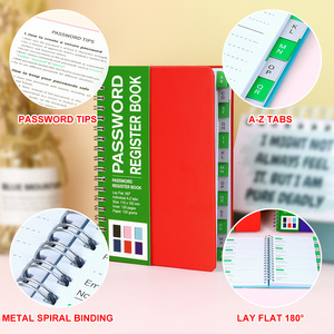 Fabrika özel Logo küçük şifre dizüstü adres şifre kitap alfabetik sekmeler ile - Product Image 3