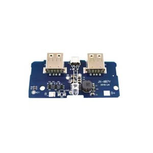 充電回路基板電源モジュール18650 5V 2A電源バンク充電回路基板電源モジュール2AデュアルUSB出力1A入力 - Product Image 1