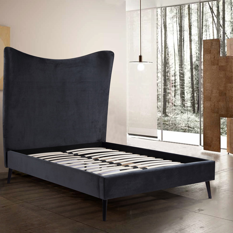 Modern free sample maharaja bed wholesale distressed furniture king size bed