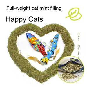 Natural <strong>Catnip</strong> 3D Fish Plush Toy Realistic Soft Fur Interactive Design Durable Cotton Material for Daily <strong>Use</strong> Resistant to Cats