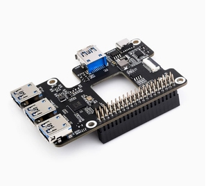 Raspberry Pi 5 PCIe a USB 3.2 bordo di espansione Geni cappello + Driver standard libero da 1 a 4 ad alta velocità - Product Image 2