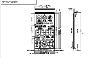 Dimensione del profilo del segmento dello schermo lcd VA 115*46.4 display lcd personalizzato bianco - Product Image 5