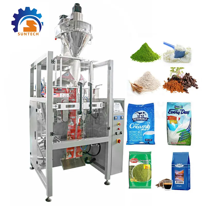 Semi Automatico di Farina Macchina Per L'imballaggio/Detersivo In Polvere/Latte Di Soia In Polvere Macchina Imballatrice