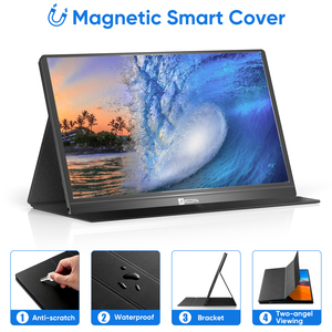 Flat Design 15.6 Inch 1080P Portable <strong>Monitor</strong> Extended Screen Slim Laptop <strong>Computer</strong> <strong>Monitor</strong> With <strong>Built</strong> in Dual Speakers - Product Image 4
