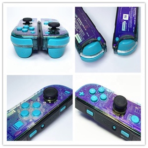 Controller di gioco SYYTECH Shell di ricambio colore sfumato cristallo trasparente fai-da-te per Nintendo Switch NS Joy Con accessori - Product Image 3
