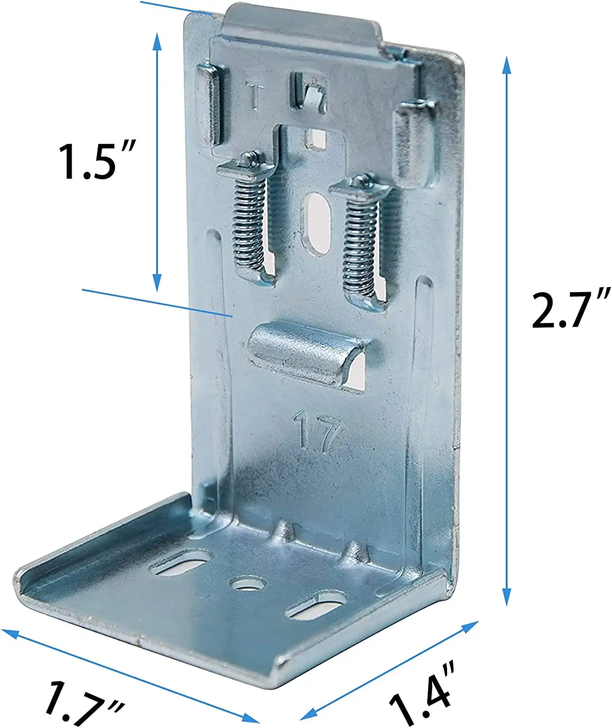 Staffa per facciate continue in metallo o staffa di installazione e clip da soffitto per binario per tende/binario/tubo/accessorio per tende ad asta