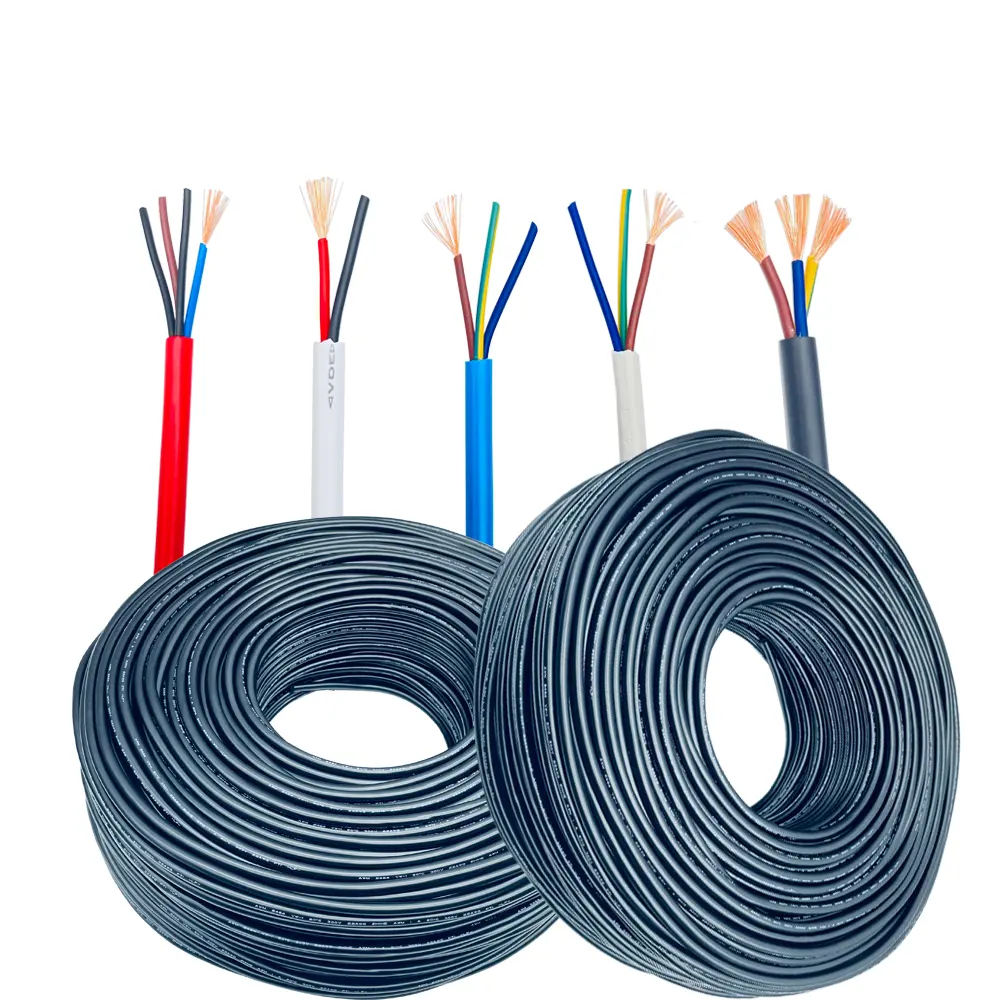 UL2464 Power Cable Flexible Signal Control 2-6-Core Tinned Copper LED Light Expansion Wires Cables   Cable Assemblies AWG"
