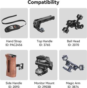 Canon R5/R6/R5 C / R6 kamera kafesi Bg-R10 pil yuvası-3464 ile Canon R5/R6/R5 C için - Product Image 6