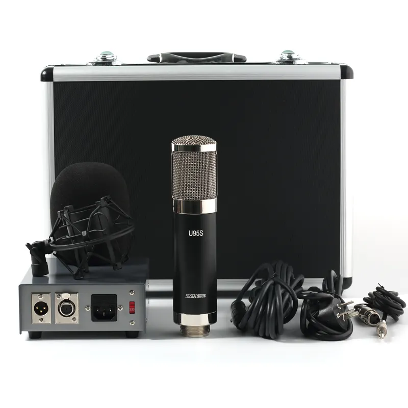 797AUDIO U95S OEM/ODM Fabricante Profissional Cantar Tubo Microfone Condensador Microfone com fio para Crianças Microfone de Transmissão