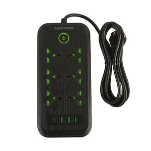 ซ็อกเก็ต3USB ข้ามพรมแดนพร้อมพอร์ต PD หกช่อง18หลุมอังกฤษสายสวิตช์หลักสำหรับประตูรักษาความปลอดภัยยุโรปอเมริกัน - Product Image 5