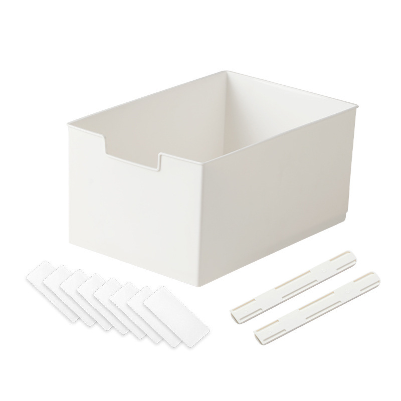 Storage box tall drawer - white