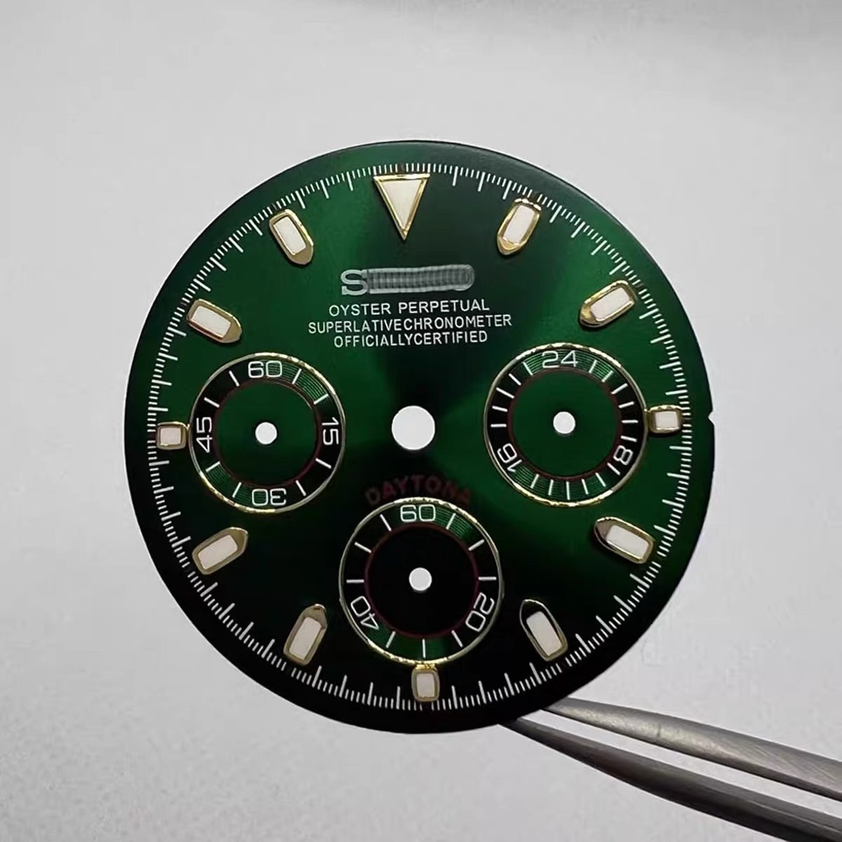 Green Dial Gold Markers