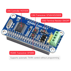 Raspberry Pi RS485 CAN HAT 3.3V MCP2515 SP3485 interfaccia SPI consente una comunicazione stabile a lunga distanza per Pi 4B/3B/3B/Zero - Product Image 3