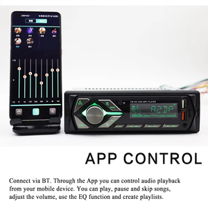 Barato 1Din Universal Car Audio System LCD Radio Car MP3 Player con BT FM 2USB 4RCA - Product Image 2