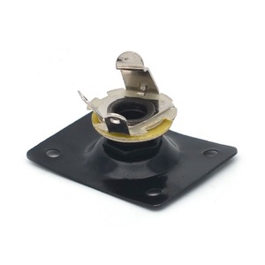 Quảng trường phong cách Jack tấm Guitar Bass Jack 1/4 đầu ra đầu vào jack cho LP SG Tele guitar điện chrome đen vàng - Product Image 4