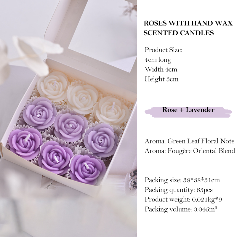 ensemble de roses violet