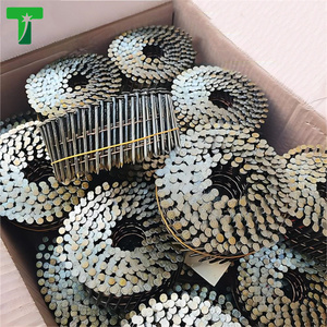 FLAT POINT NO PUNTA <strong>2</strong>''x.099'' <strong>2</strong> 1/4''x.099'' WIRE PALLET COIL NAILS CHEAP NAILS CLAVOS HELICOIDALES PREGOS EM ROLOS - Product Image 5