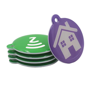 Benutzer definierte LOGO NFC Tags Epoxy Schlüssel anhänger QR Code Tag Halsketten Schlüssel bund 125Khz Epoxy Wasserdichtes Epoxy NFC RFID Tag Schlüssel bund - Product Image 5