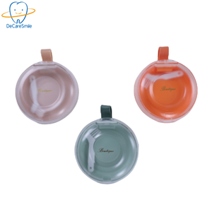 Coloré noir Mini plastique fixation aligneur stockage dentier boîte mignon étui de retenue - Product Image 5