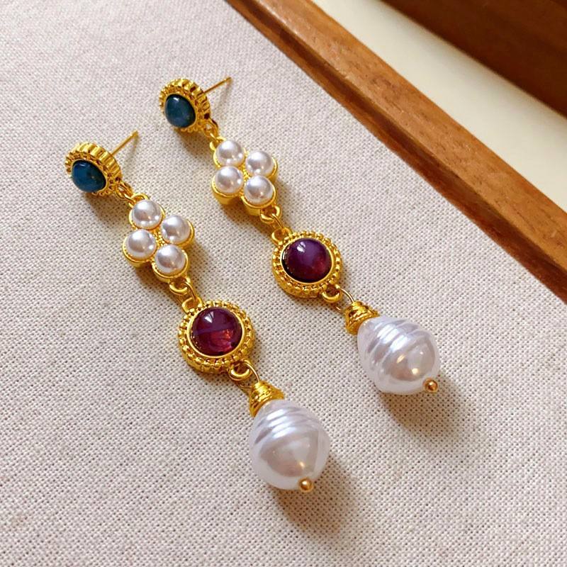 6 aiguilles argent-or-blanc-bleu