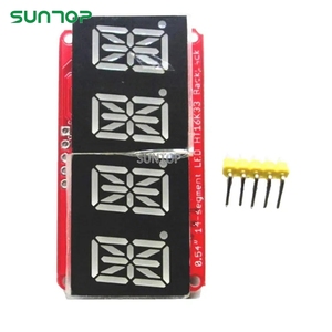 Display a LED rosso e arancione a 14 segmenti da 0.54 pollici con schermo a LED controllo I2C a 4 cifre - Product Image 6