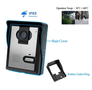 Precio de fábrica, sistema de intercomunicación de teléfono inteligente para puerta con cámara de visión nocturna y desbloqueo, unidades de monitor de control de acceso para exteriores - Product Image 4