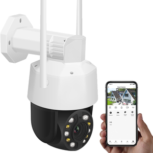 5MP 36X kablosuz speed dome PTZ kamera optik zoom 20X 360 pan tilt otomatik takip wifi CCTV ip kamera ile flaş ışığı alarmı - Product Image 3
