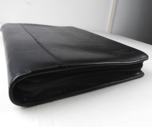 Custom PU Leather Portfolio Conference <strong>A4</strong> <strong>Size</strong> Office Handmade Cardboard Portfolio <strong>with</strong> Different <strong>Size</strong> Holder and <strong>Notepad</strong> - Product Image 6