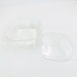 Tamper Proof Prepared Deli Cold <strong>Meal</strong> Buffet Takeaway Container Plastic PET Biodegradable PLA Disposable <strong>Clear</strong> Food <strong>Box</strong> - Product Image 3