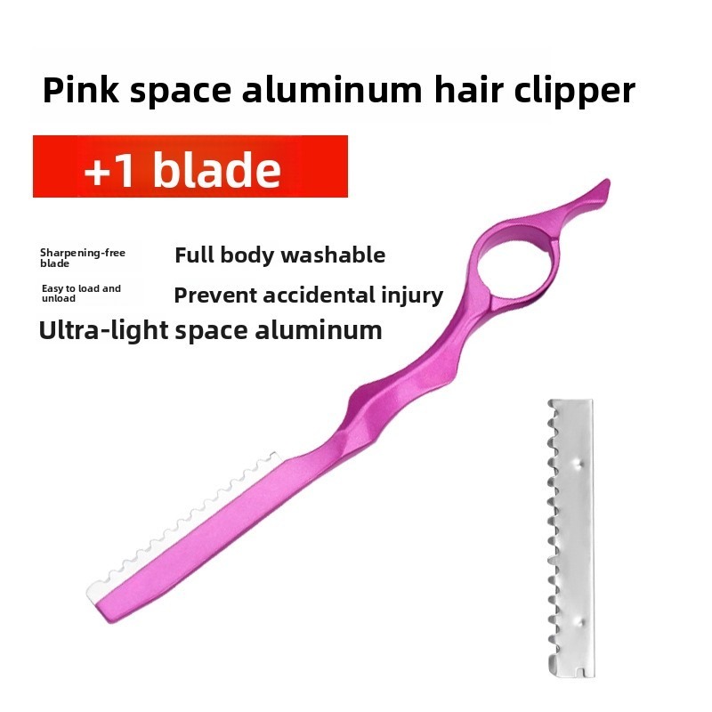 Pink - hair sharpener + 1 blade