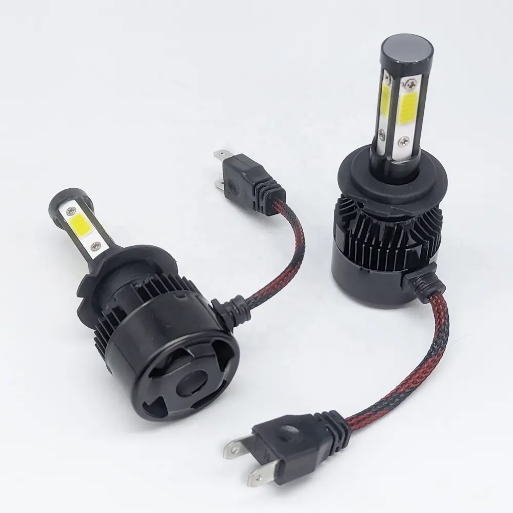 Infitary 4 lado Auto coche LED H7 faro H4 bombilla de luz LED 9005, 9006 de 9012 H11 de H4 llevó la bombilla del faro