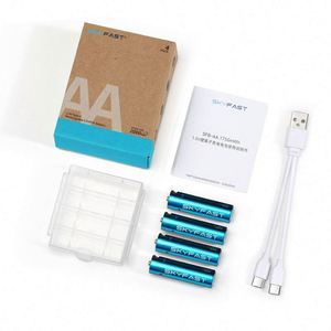 Fabrika fiyat yüksek kalite mikro USB tip-c şarj portu 1.5 Li-ion Li-ion şarj edilebilir pil V AA lityum iyon - Product Image 6