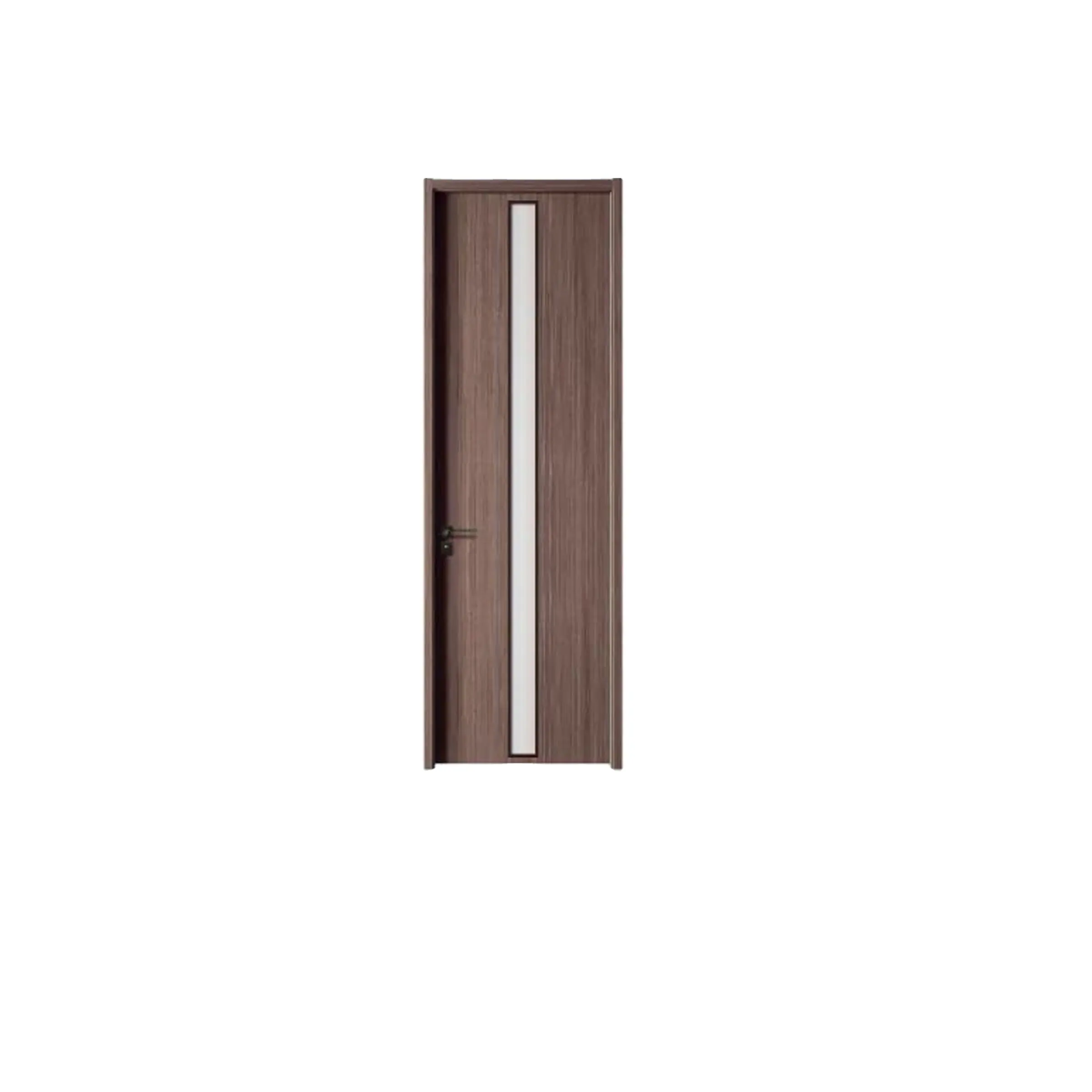 Di alta qualità prezzo a buon mercato camera Prehung Design moderno ingresso Teak solido in PVC porta interna in legno