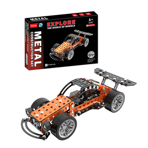 Trẻ Em Giáo Dục Hạt Kim Loại Lắp Ráp Đồ Chơi Trẻ Em Xây Dựng Khối Bộ Với Vít Câu Đố Tốc Độ Đua Mô Hình Quà Tặng - Product Image 4