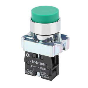 OEM und ODM XB2 Not-Aus-Schalter Flacher Druckknopf schalter mit 10A max. Aktuelle IP40-Ebene aus Metall und Kunststoff - Product Image 5