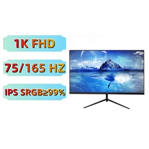Monitor de PC LCD para computadora 22 /24 pulgadas Pantalla de superficie curva súper ancha de alta definición completa 1K 75/165Hz Monitor de oficina LED - Product Image 1