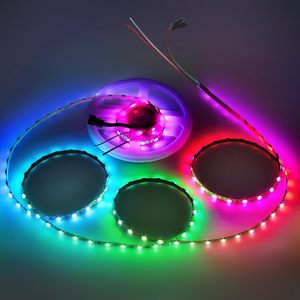DC5V 3MM WS2812B Individuell adressierbarer Smart-RGB-LED-Streifen WS2812 Smart Pixels Led Light White PCB Nicht wasserdicht IP30 - Product Image 3