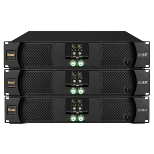 PLA124T Professional Digital Power <strong>Amplifier</strong> High Quality 4-Channel 2x1200W for 8ohm 4ohm Impedance 1200QWatts <strong>Output</strong> Metal - Product Image 4