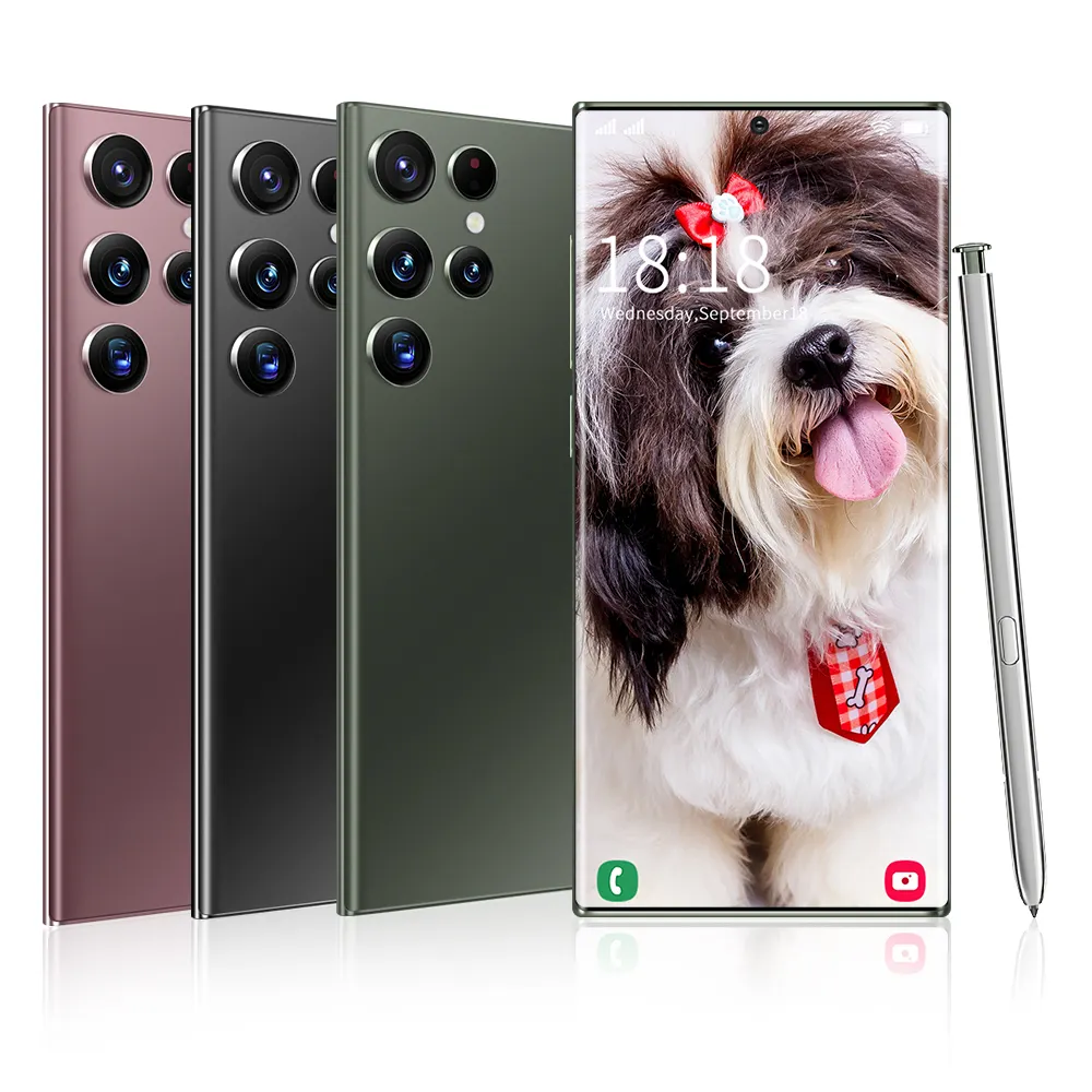 Offre Spéciale S23 Ultra téléphones portables 12 + 512GB Android déverrouillé téléphones portables smartphones d'origine double carte SIM 3 caméra chine smartphone