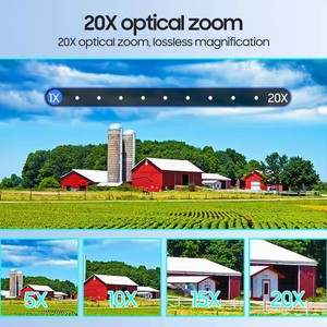 Q323 5 lentes 10K para exteriores 20X Zoom CCTV cámara inalámbrica Wifi Audio bidireccional visión nocturna monitoreo de seguridad PTZ CCTV con cámara