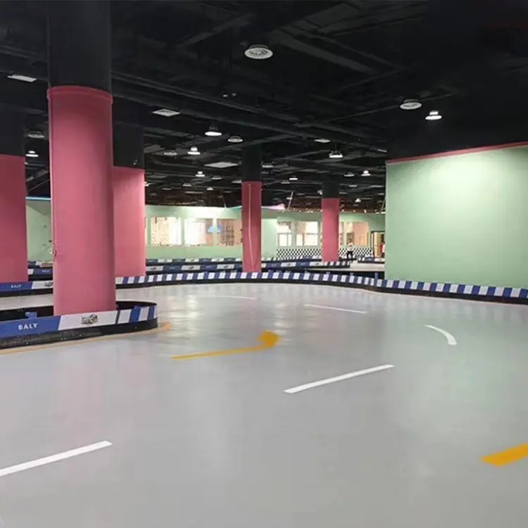 Pista cerrada de carreras para niños, Kit de pista de choque, protección para Go Kart