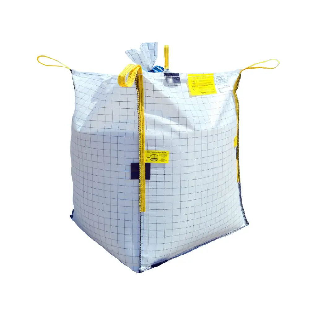 Pp Jumbo túi cho phế liệu kim loại Jumbo xi măng dẫn điện số lượng lớn túi chống tĩnh fibc Túi