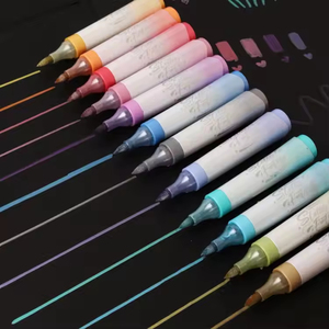 6PCS Flash <span class=keywords><strong>Highlighter</strong></span> Markers xếp chồng lên nhau <span class=keywords><strong>Highlighter</strong></span> pastel <span class=keywords><strong>Highlighter</strong></span> <span class=keywords><strong>Marker</strong></span> Set cho các trường học - Product Image 6